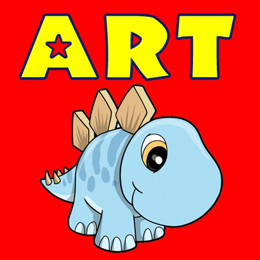 ABC Dinosaur Stickers Art icon