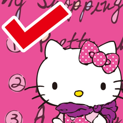 Hello Kitty Shopping list icon
