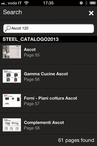 Steel cucine screenshot 2