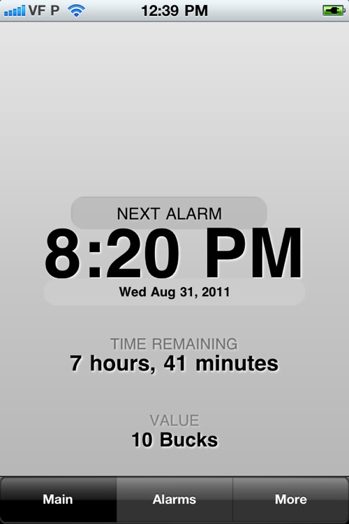 Wake Up with TimeIsMoney Alarm Clock