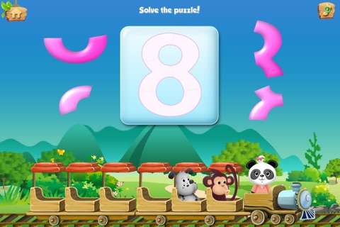 乐乐的数学小火车 - 妙趣儿童数学, 数数和加减法各种小游戏 screenshot 2