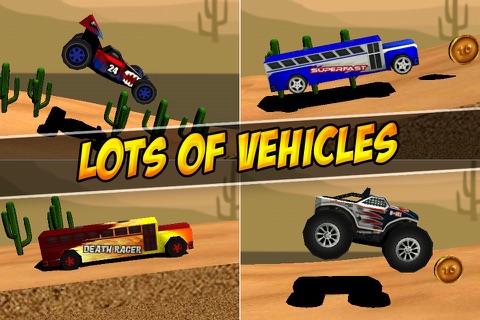 Ultimate 3D Extreme Monster Trucks Hill Climbing Game screenshot 3