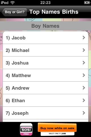 Baby Names * screenshot 2