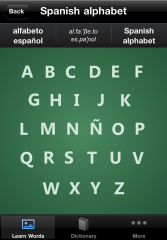 Learn Spanish Words screenshot 4