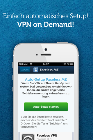 Faceless VPN Connection screenshot 4