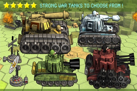 Mini Tank Wars - World War Tanks screenshot 2