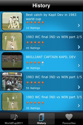 Cricket Highlights 2011 screenshot 3