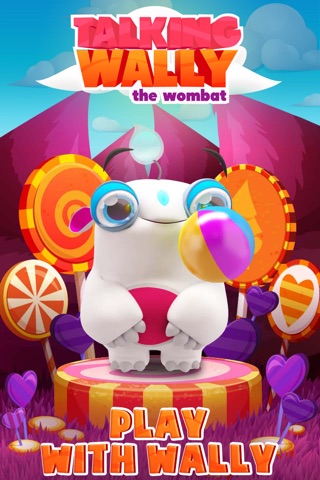 Talking Wally the Wombat Free Cute Talk Play Game App screenshot 4