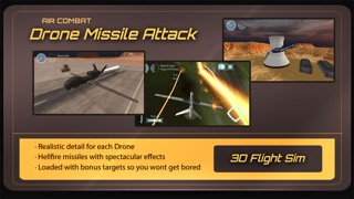 エアーコンバットドローンパイロットミサイル攻撃シミュレータ 3Dのおすすめ画像2