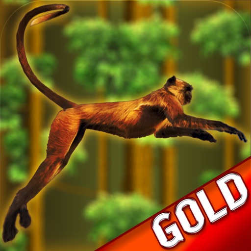 Ape, Chimp and Monkey Banana Quest Fun in the Forest - Gold Edition icon