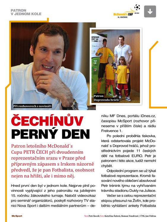 McSport časopis společnosti McDonald´s pro kluky a holky