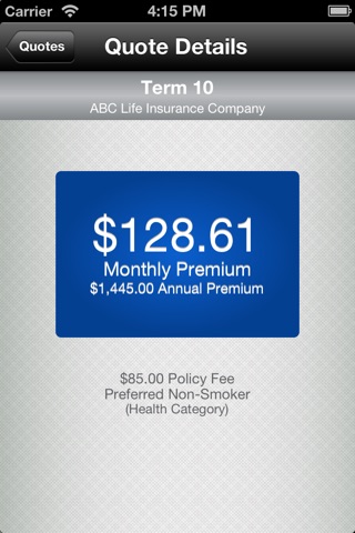 Life Insurance Quotes - First IMO screenshot 4