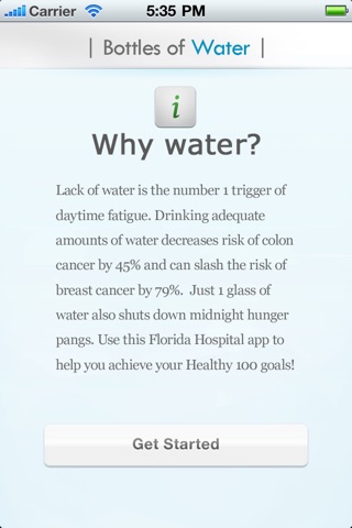 Healthy 100 & Tupperware Water Tracker screenshot 2