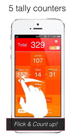 Flick Counter - 五连排组合计数器 , 测量不看屏幕(圖1)-速報App