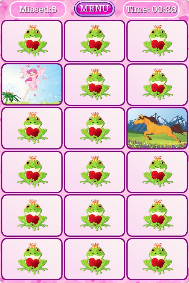 Princess Pony - Matching Memory Game for Kids And Toddlers who Love Princesses and Ponies screenshot 4