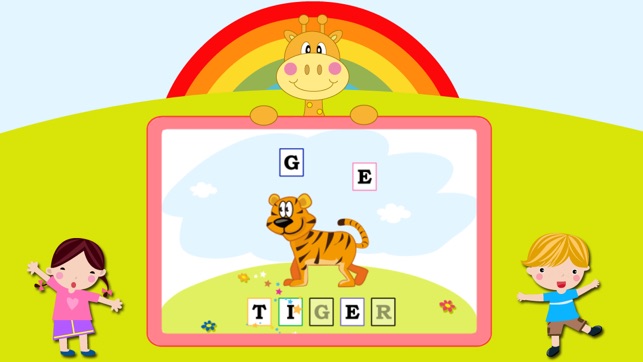 First Words Animals - Kids Preschool Spelling & Learning Gam(圖4)-速報App