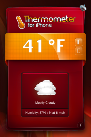 Thermometer for iPhone & iPod Touch - Get Temperature & Weather ! screenshot 4