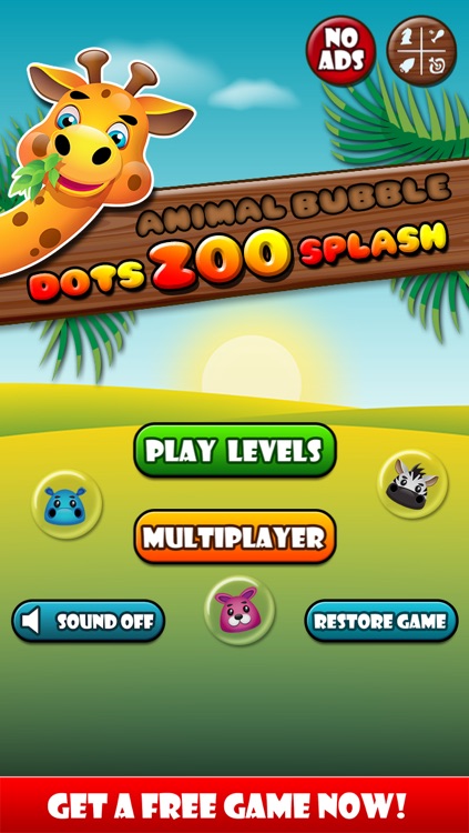 Animal Bubble Dots Zoo Splash - Match with Friends screenshot-4
