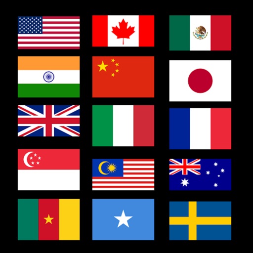 Touch and Learn Flags of the World iOS App