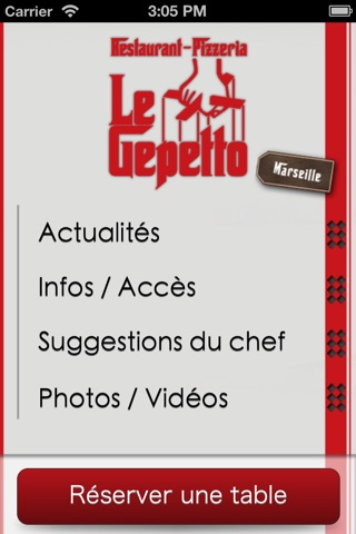Le Gepetto - Restaurant Marseille screenshot 2