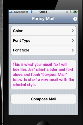 Fancy Mail - Enhance Mail with Fonts and Colors screenshot 2