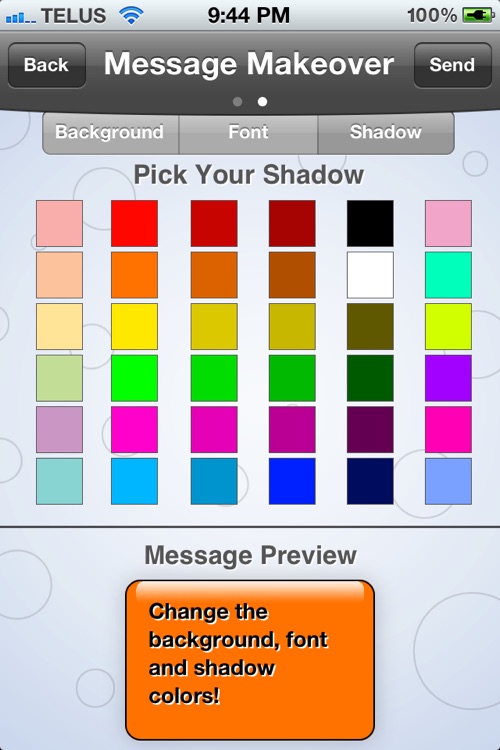 Message Makeover - Colorful Text Message Bubbles