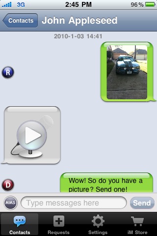 iMessenger - Real Communication for iPhone