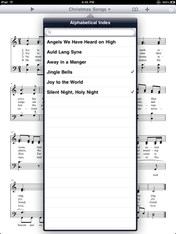 Christmas Songbook Lite screenshot 3