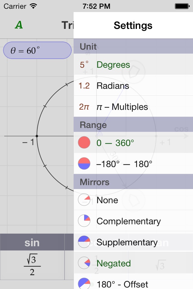 Ezy Trigonometry screenshot 2