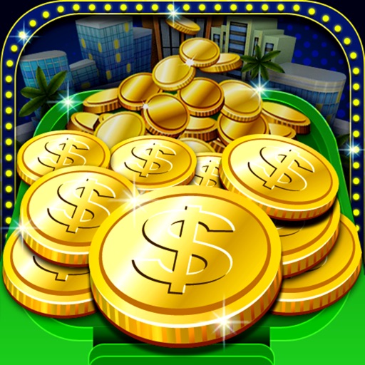 Mega Coin Dozer Machine - Vegas Slot Casino Mania Free iOS App