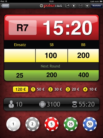 Pokernut Tournament Timer HD screenshot 2