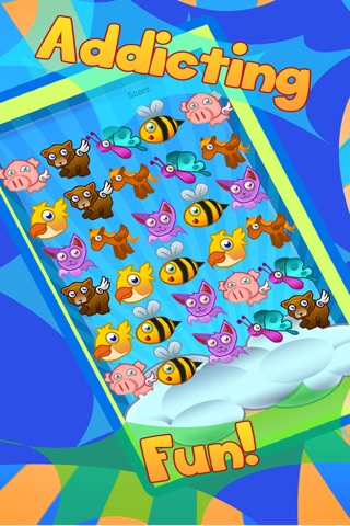 Poopy Wing Crush! Flappy Winged Animal Match 3 Puzzle Game screenshot 2