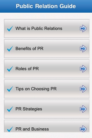 Public Relation Guide screenshot 2