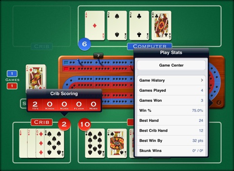 Cribbage HD for iPad screenshot 4