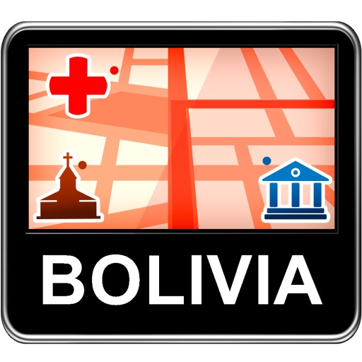Bolivia Vector Map - Travel Monster icon
