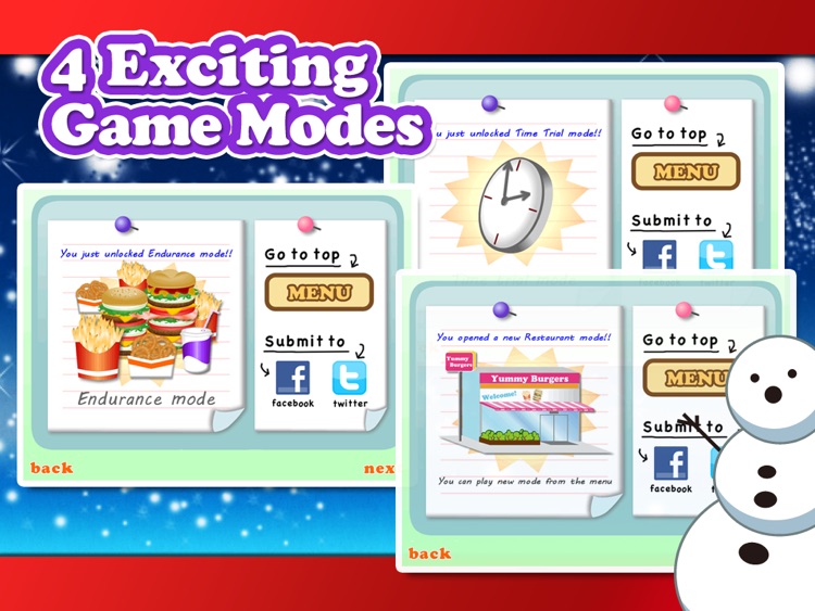 Christmas Yummy Burger Maker Game Free screenshot-3