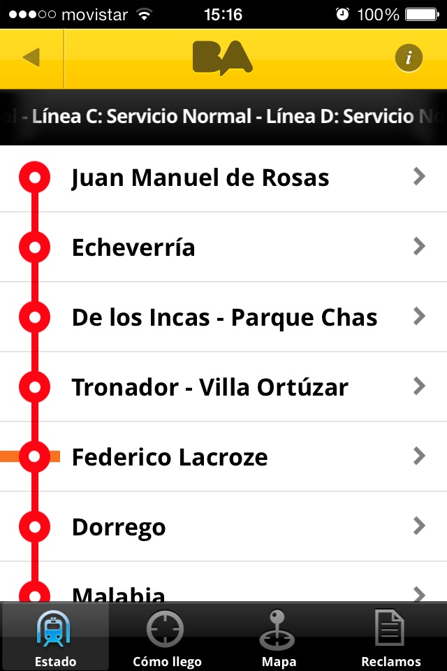 BA Subte screenshot 4