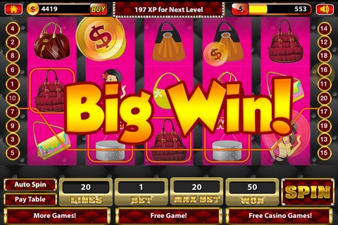 Hollywood Style Slots Casino - Free-Poker Club screenshot 4