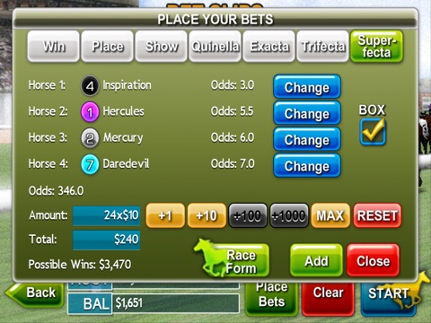 Virtual Horse Racing 3D HD screenshot 3