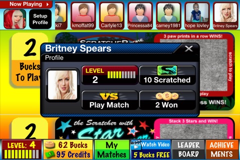 Scratchers - Free Instant Scratch Off Lucky Lottery Tickets screenshot 2