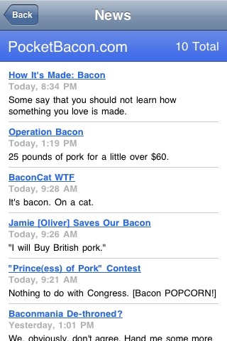 Pocket Bacon screenshot 4