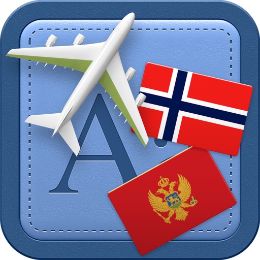 Traveller Dictionary and Phrasebook Norwegian - Montenegrin icon