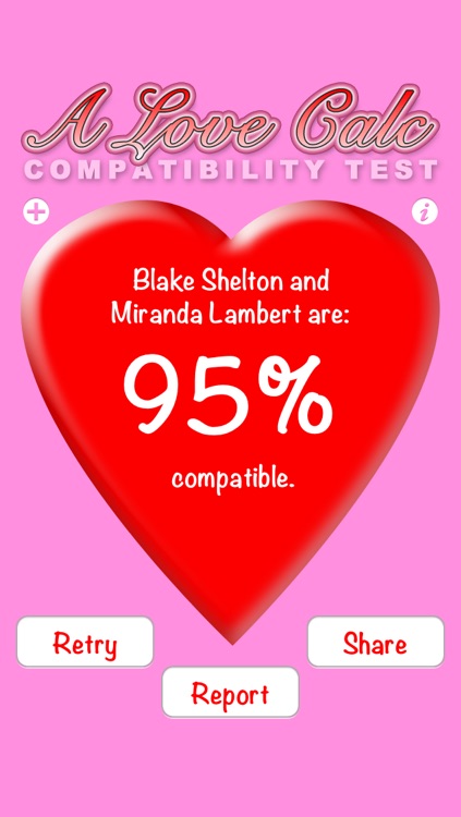 A Love Calc: Compatibility Test Calculator