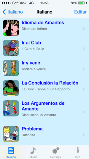 Italiano - Talking Spanish to Italian Translator and Phraseb(圖3)-速報App