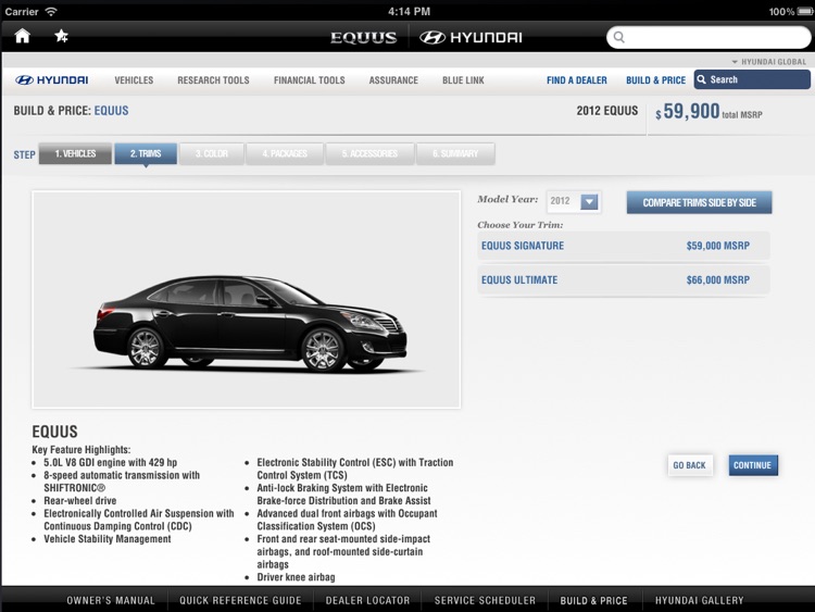 2013 Hyundai Equus Experience