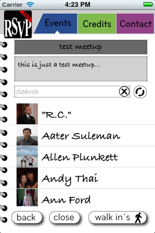 RSVPpro (Ultimate Tool for Event Organizers - Meetup,Eventbrite) screenshot 2