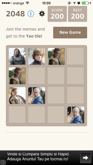 Meme 2048 - change your tiles to your li