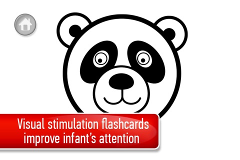 Kiddy Imagine: Fun for free. High-contrast black & white images and patterns encouraging visual development; infant stimulation flashcards help in soothing and relaxing your baby screenshot 2