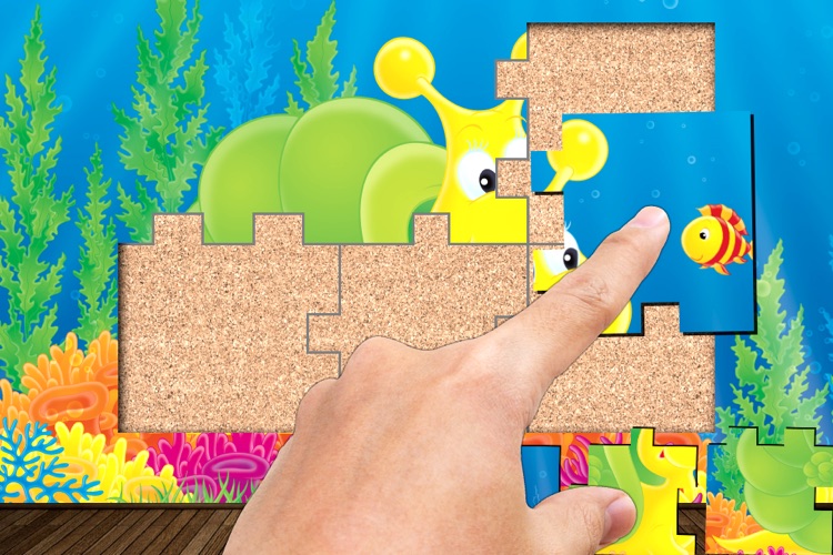 An ocean puzzle for toddlers