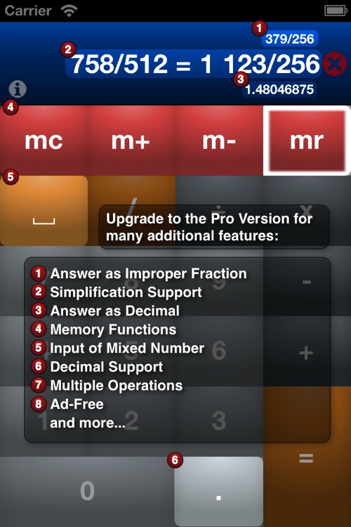 Fraction Calculator Lite